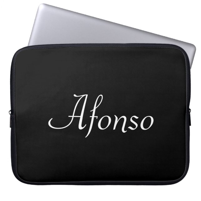 Laptop Sleeve Black (Front)