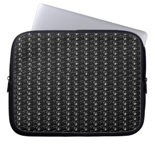 Laptop Sleeve Black Glitter