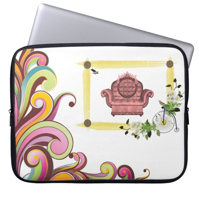 Laptop Sleeve Floral (Front)