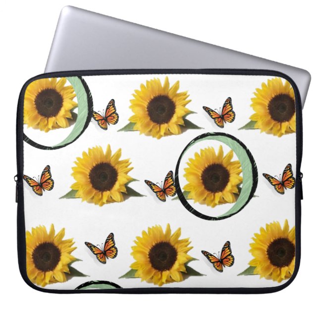 Laptop Sleeve Floral Sunflower (Front)