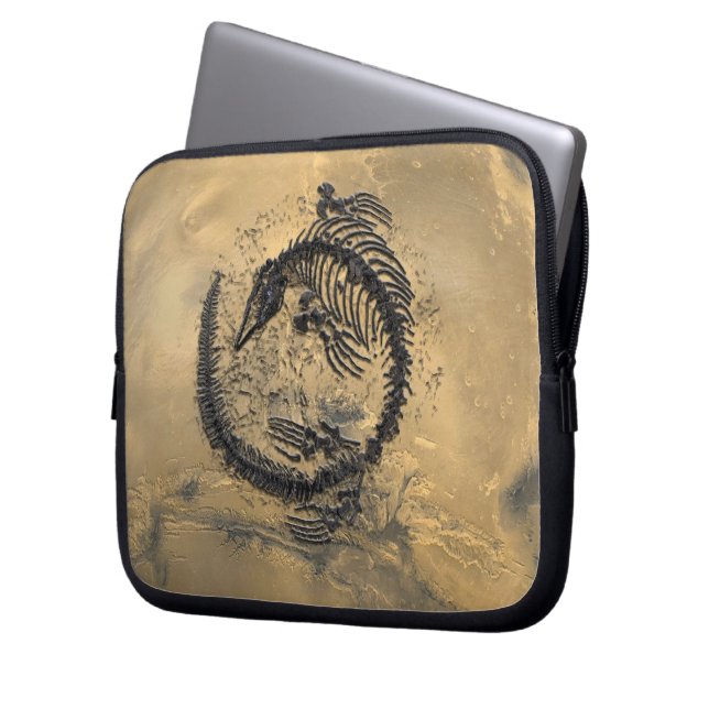 Laptop Sleeve, Fossil Dinosaur Sleeve (Front Left)
