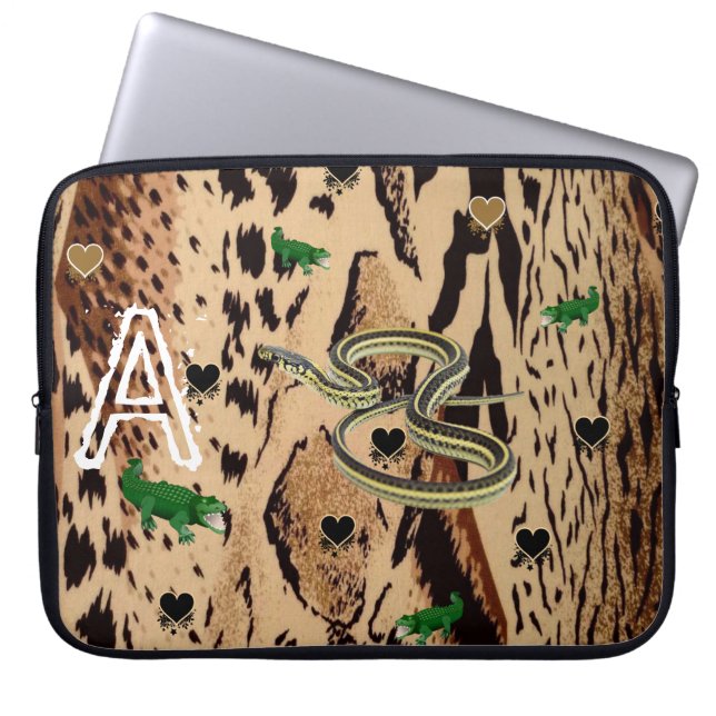Laptop Sleeve Leopard Snakes (Front)