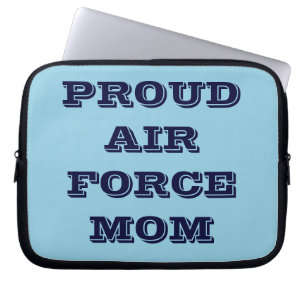 Laptop Sleeve Proud Air Force Mom