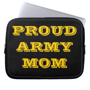 Laptop Sleeve Proud Army Mom