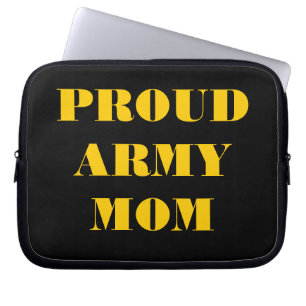 Laptop Sleeve Proud Army Mom