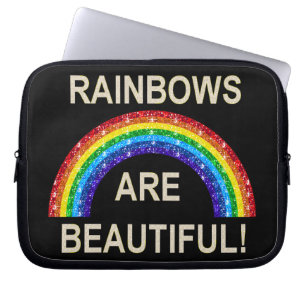 Laptop Sleeve Rainbows Are Beautiful