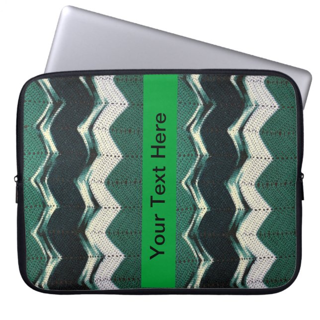 Laptop sleeve - Ripple Afghan (Front)