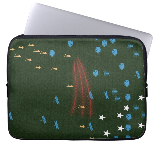 Laptop Sleeve - Run in the forest theme (Front)