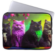 Laptop Sleeve – Stylish Cat Design