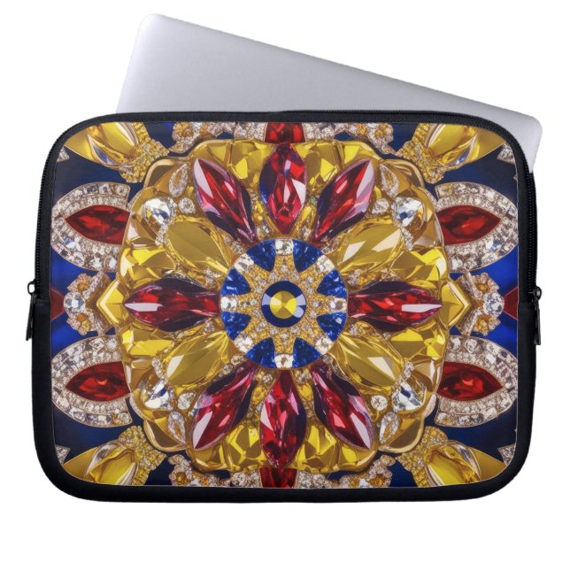 Laptop Sleeve with Colombia Colours Design (Front)