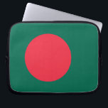 Laptop Sleeve with flag of Bangladesh<br><div class="desc">Show off your Bangladeshi pride while keeping your tech protected with our stylish laptop sleeve featuring the flag of Bangladesh! Designed for both function and flair, this laptop sleeve prominently displays the vibrant red and green of the Bangladeshi flag in a bold, eye-catching layout. Whether you're heading to class, commuting...</div>