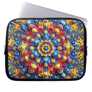 Laptop Sleeve with Romanian Colours Design
