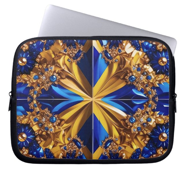 Laptop Sleeve with Sweden Colours Design (Front)