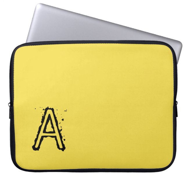Laptop Sleeve Yellow (Front)