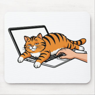  Laptop StickerWork From Home Cat  Mouse Pad