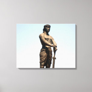 lapu torso freedom canvas print