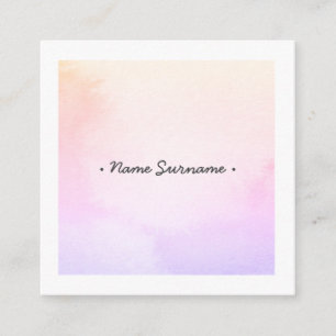 L'aquarelle à la mode chargent le carte de visite