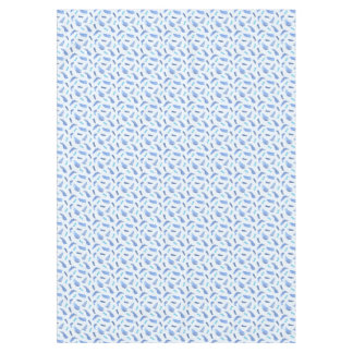 L'aquarelle bleue repère la nappe 60" x 84"