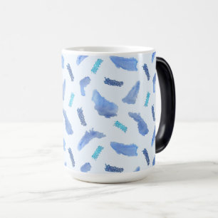 L'aquarelle bleue repère la tasse Morphing de 15