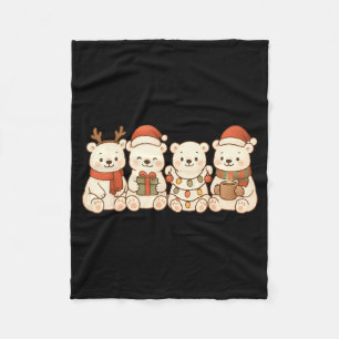 Lar Bears Kids Boys Girls Christmas Lar Bears Fleece Blanket