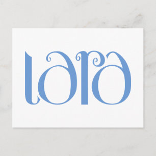 Lara blue Postcard