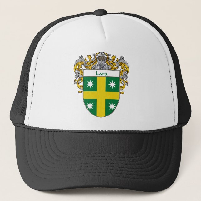 Lara Coat of Arms/Family Crest Trucker Hat (Front)