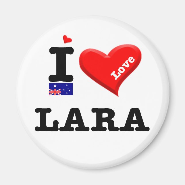 LARA - I Love Magnet (Front)