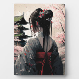 Lara Japan - Fotoplatte mit Ständer Plaque