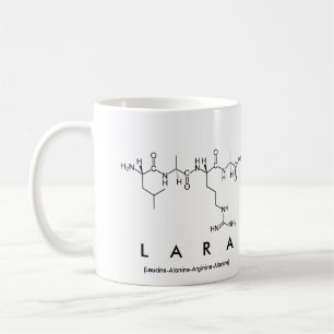 Lara peptide name mug