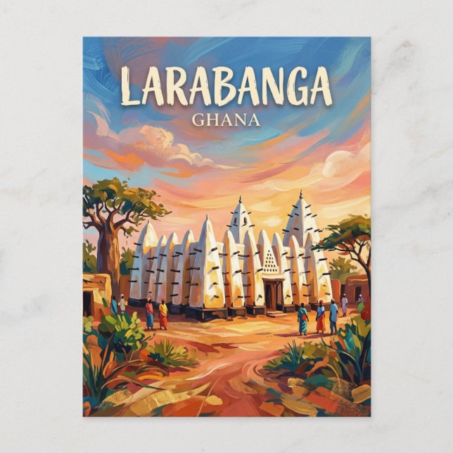 Larabanga Mosque Ghana Postcard (Front)