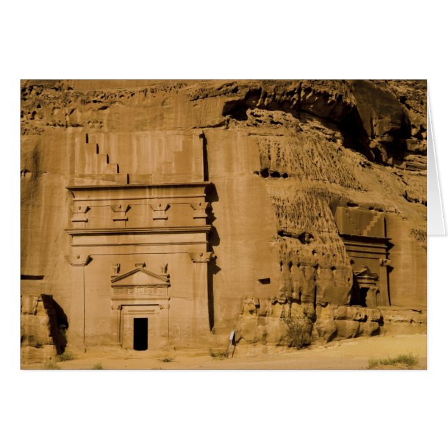 L'Arabie Saoudite, site de Madain Saleh, 3 (Devant horizontal)