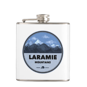 Laramie Mountains Wyoming Colorado Camping Hip Flask
