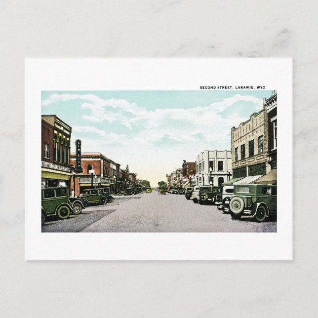 Laramie, Wyoming Postcard (Front)