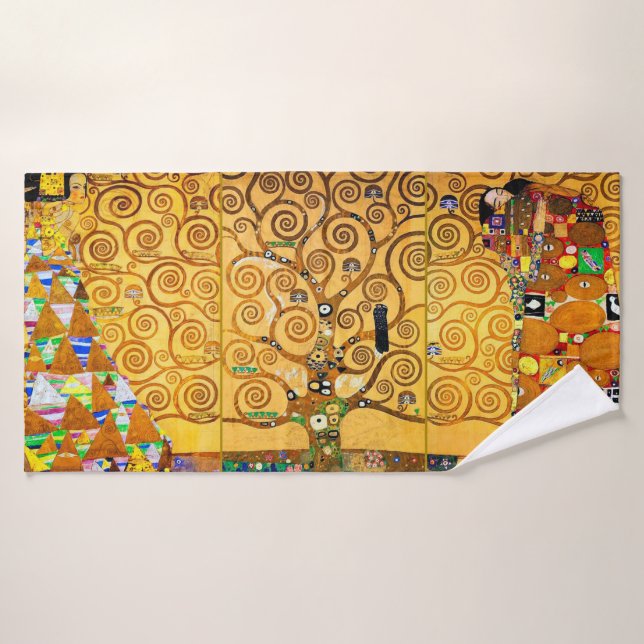 L'arbre de vie, Gustav Klimt (Serviette de bain)