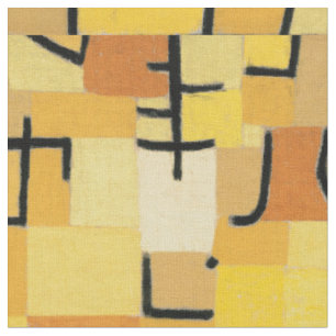 "L'arbre jaune" Paul Klee a inspiré le tissu