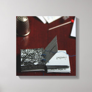 L'Arbre O Carré Tree Miniature Artist Book Canvas