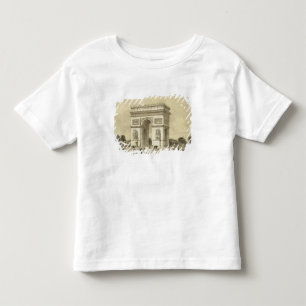 L'Arc de Triomphe, Paris, engraved by Auguste Bry Toddler T-shirt