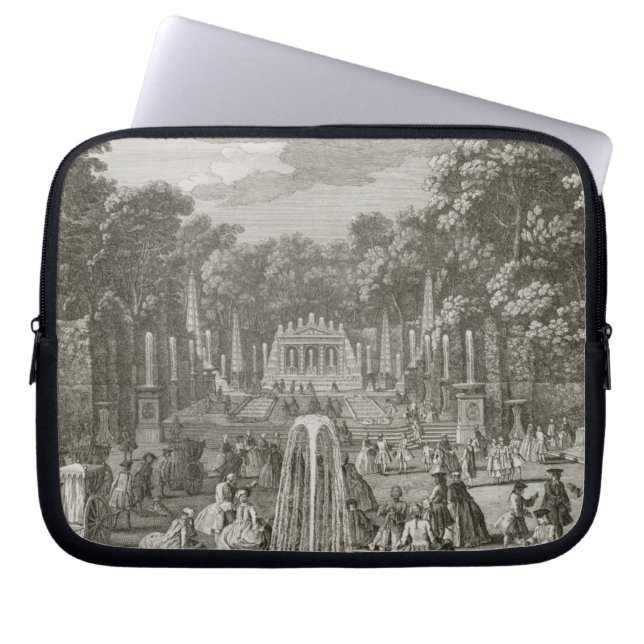 L'Arc de Triomphe, Versailles (engraving) Laptop Sleeve (Front)