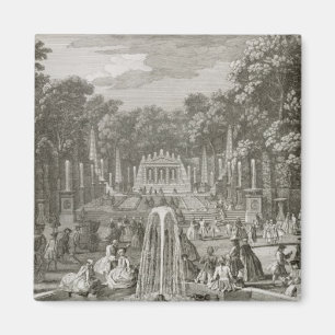 L'Arc de Triomphe, Versailles (engraving) Magnet