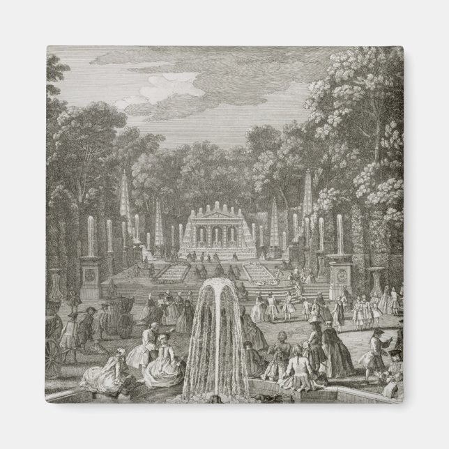 L'Arc de Triomphe, Versailles (engraving) Magnet (Front)