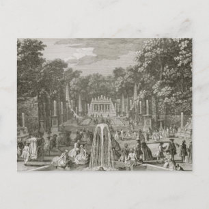 L'Arc de Triomphe, Versailles (engraving) Postcard