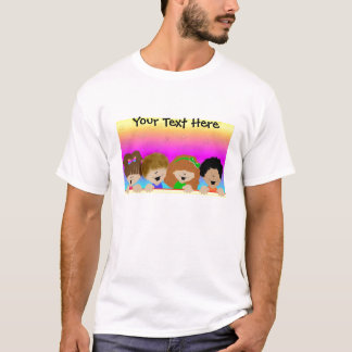 L'arc-en-ciel badine le T-shirt