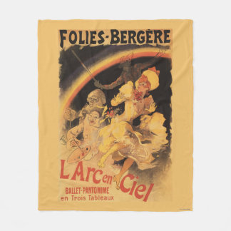 L'Arc-en-Ciel Ballet at Folies-Bergere Fleece Blanket