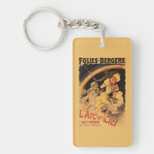 L'Arc-en-Ciel Ballet at Folies-Bergere Keychain