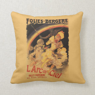 L'Arc-en-Ciel Ballet at Folies-Bergere Throw Pillow