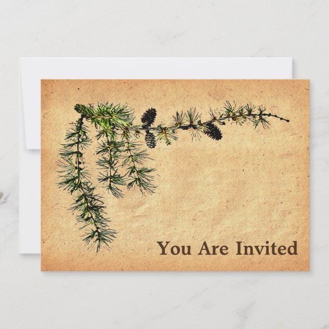 Larch Branch Invitation (Front)