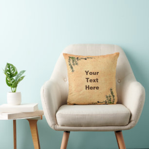 Larch Branch Throw Pillow
