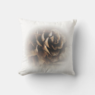 Larch Cone Throw Pillow