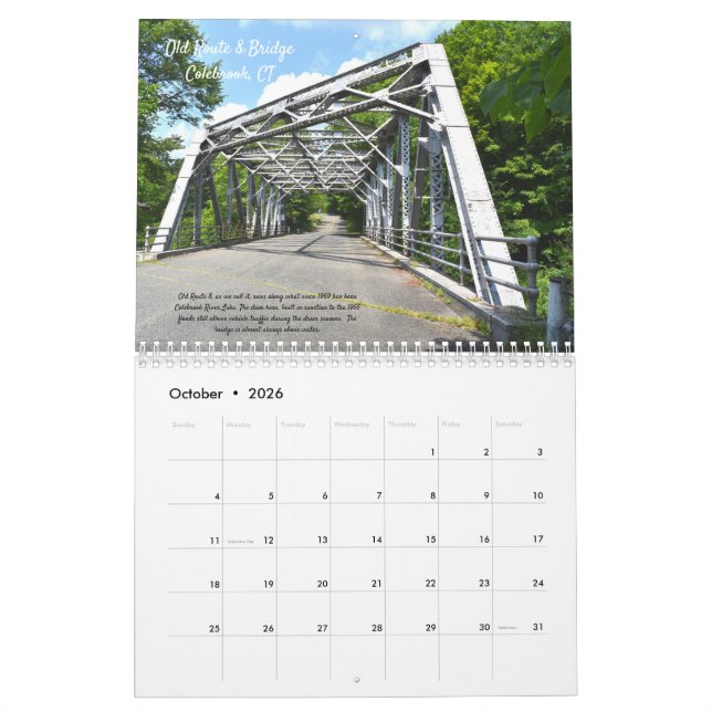 L'architecture du calendrier du mur du pont (Oct 2026)