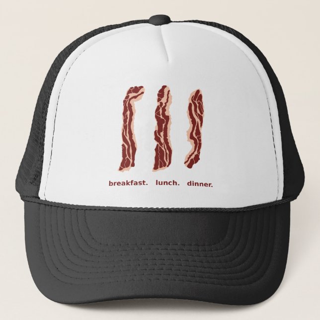 Lard pour le casquette de petit déjeuner, de (Devant)